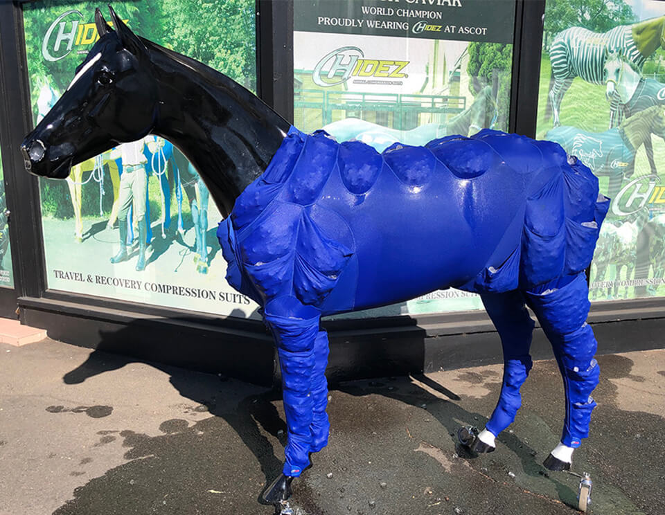 Ice Compression Suit - Horse Original in Black